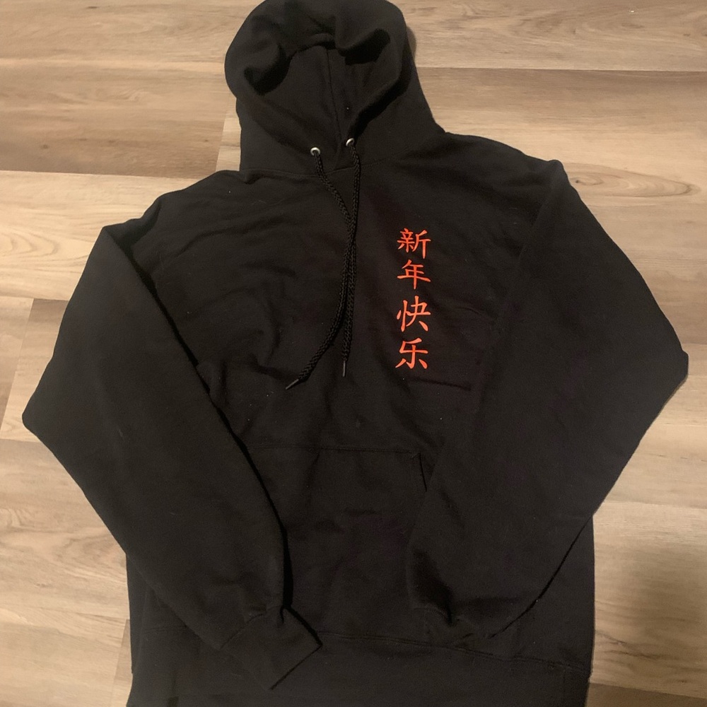 Black hoodie